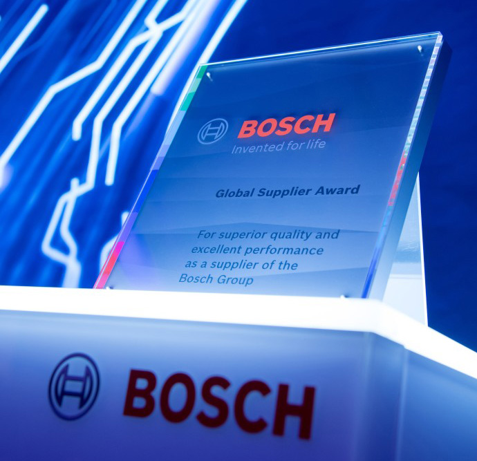 BOSCH, Invented for life, Global Supplier Award