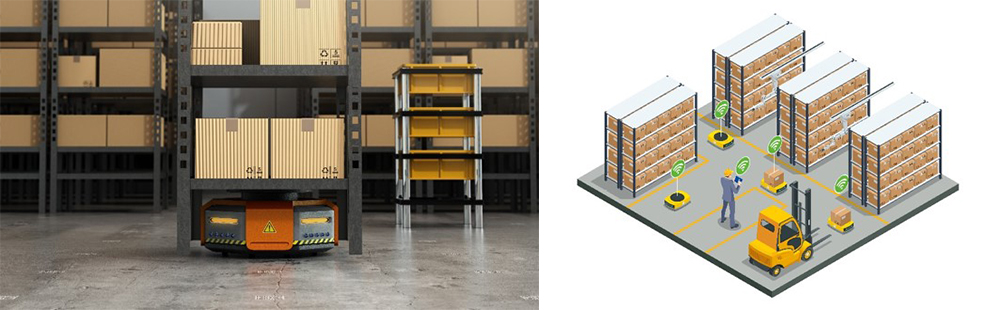 AI를 활용한 Warehouse Robot 이미지, Warehouse 이미지