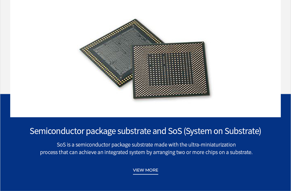 Semiconductor package substrate and SoS (System on Substrate) VIEW MORE