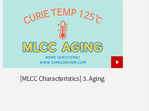 [MLCC Characteristics] 3. Aging