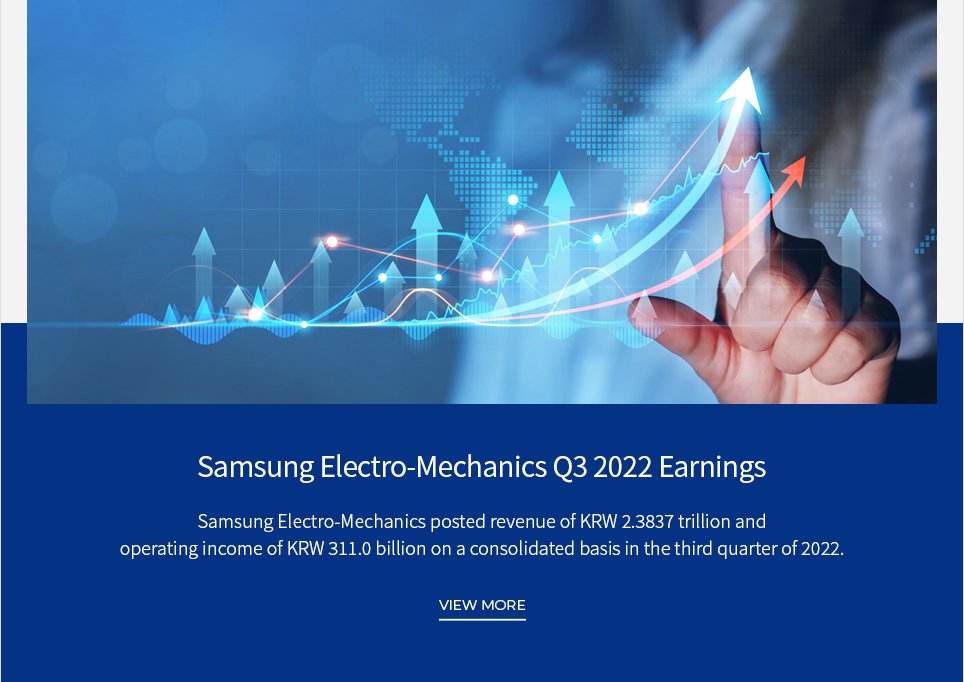 Samsung Electro-Mechanics Q3 2022 Earnings VIEW MORE