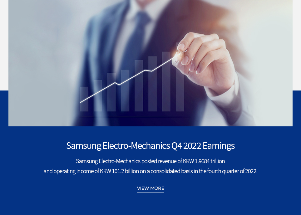Samsung Electro-Mechanics Q4 2022 Earnings VIEW MORE