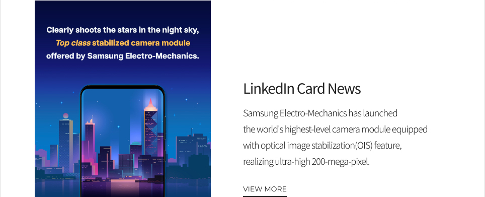 LinkedIn Card News VIEW MORE