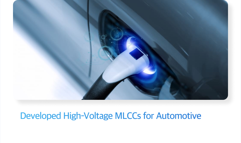 Developed High-Voltage MLCCs for Automotive
