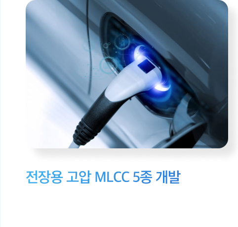 전장용 고압 MLCC 5종 개발