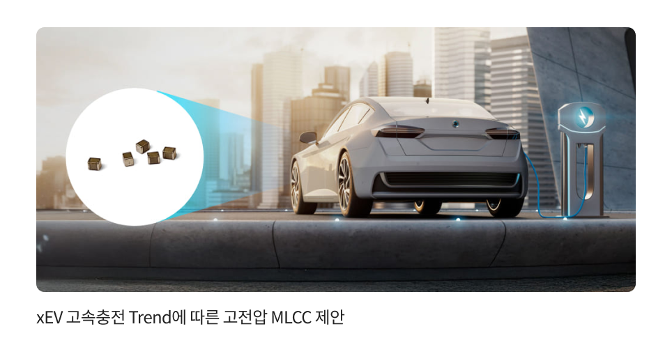xEV 고속충전 Trend에 따른 고전압 MLCC 제안